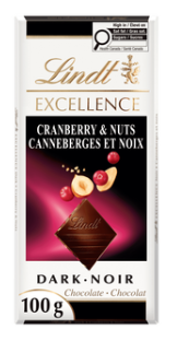 lindt cranberry nuts
